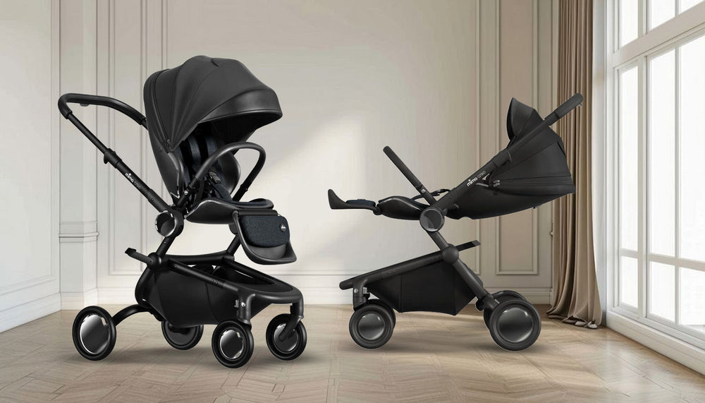 nuna mixx stroller canada PIPA Urbn + MIXX Next Travel System by Nuna Caviar/Chocolate main image 0