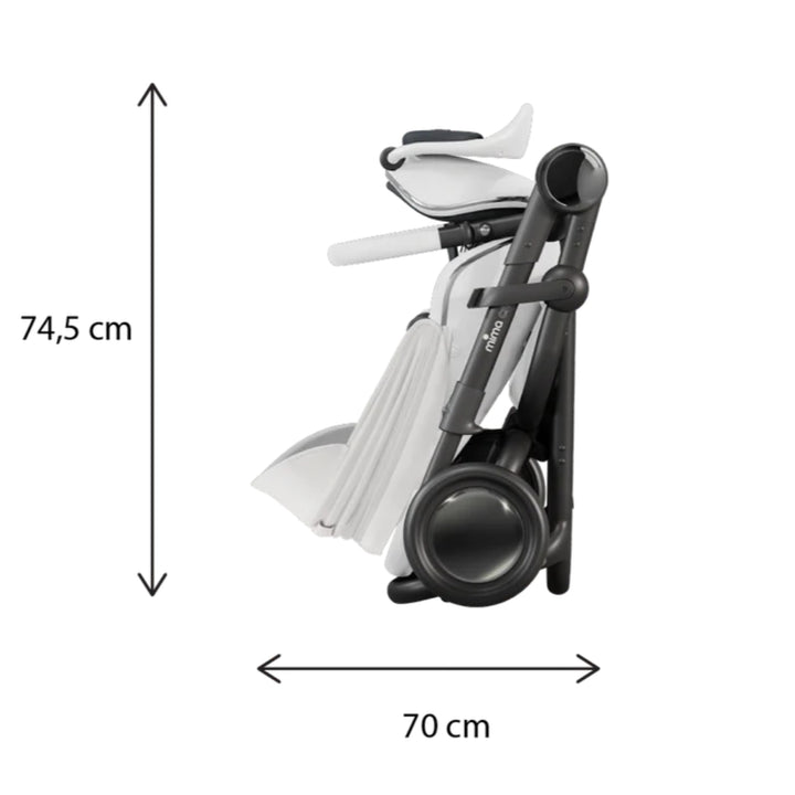 MIMA CREO STROLLER FOR BABIES, WHITE.
