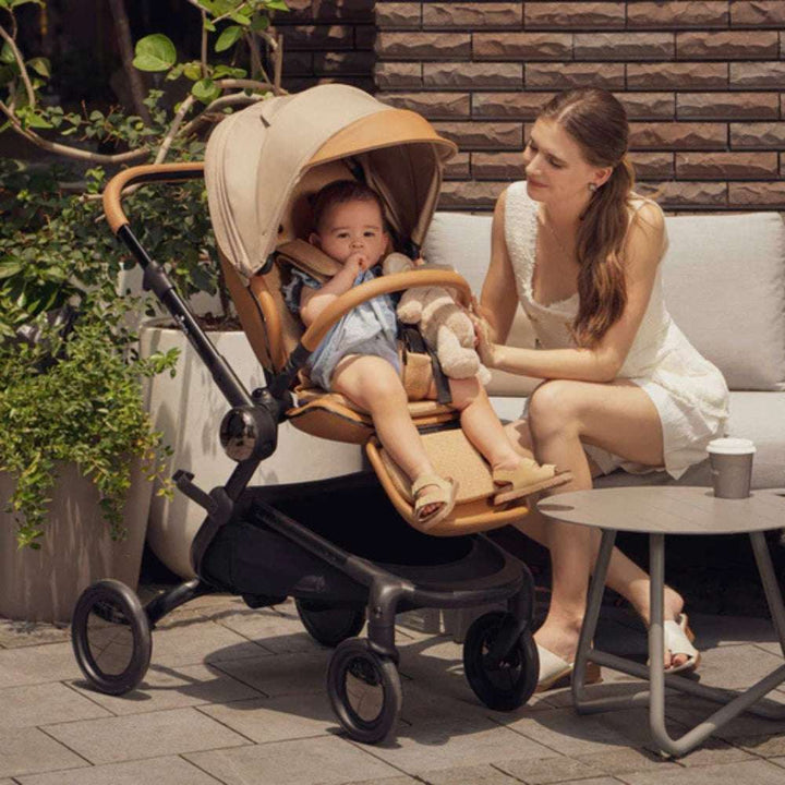 MIMA CREO STROLLER FOR BABIES, BROWN.