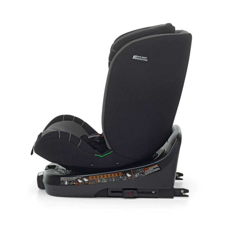 Foppapedretti iTurn i-Size Car Seat, Suitable for 0-12 Years, Booster Seat For Kids, Black.