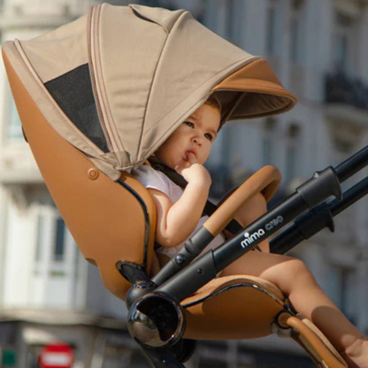 MIMA CREO STROLLER FOR BABIES, BROWN.