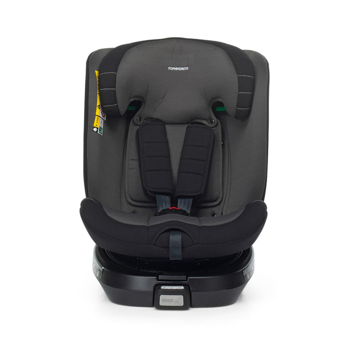 Foppapedretti iTurn i-Size Car Seat, Suitable for 0-12 Years, Booster Seat For Kids, Black.