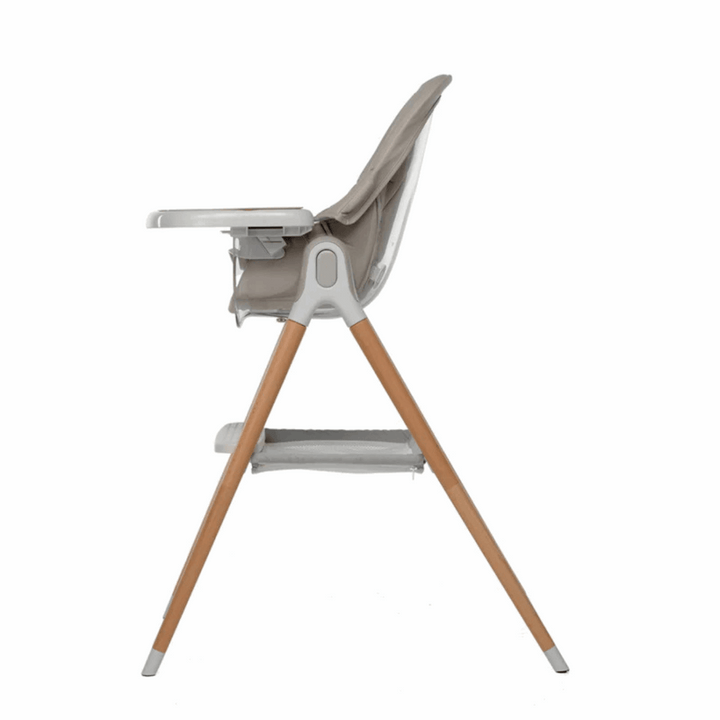 Foppapedretti Bonito Highchair – Adjustable & Foldable Booster Chair With Reclining Seat, Beige