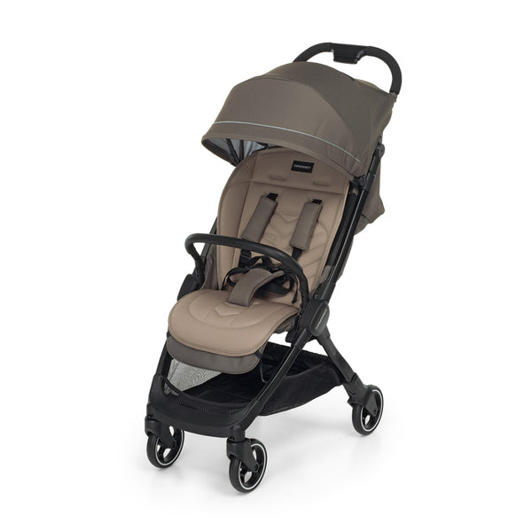 Foppapedretti Ciao Stroller – Stylish, Lightweight, and Compact Baby Stroller, Beige.