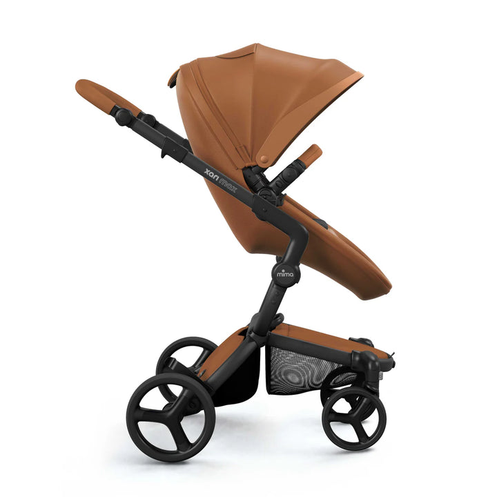 Mima Xari Max Stroller – Black/Camel/Black.