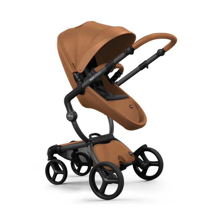 Mima Xari Max Stroller – Black/Camel/Black.