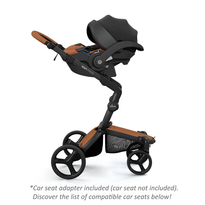 Mima Xari Max Stroller – Black/Camel/Black.