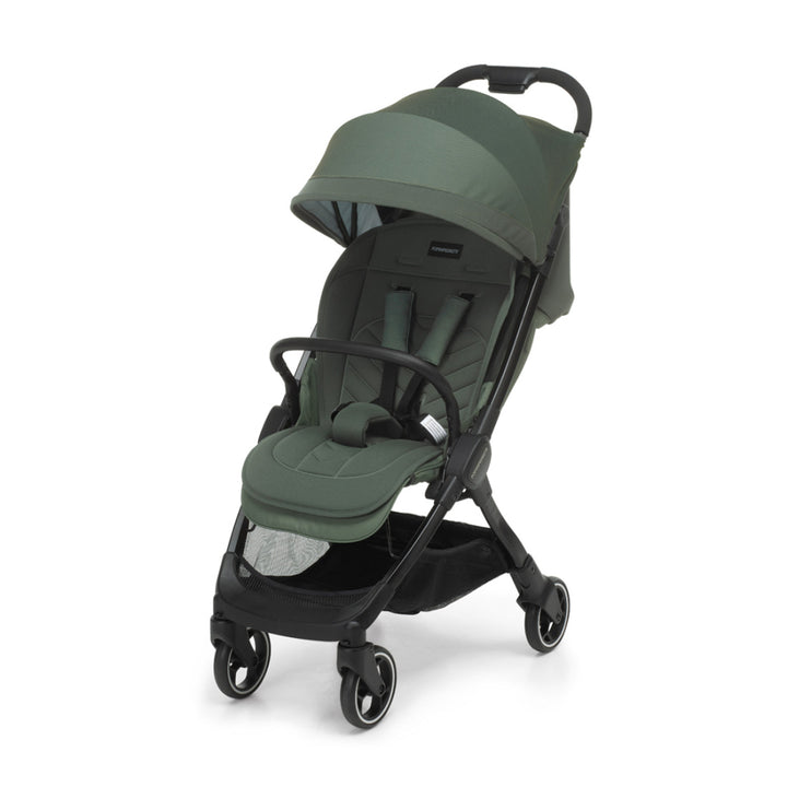 Foppapedretti Ciao Stroller – Stylish, Lightweight, and Compact Baby Stroller, Forest.