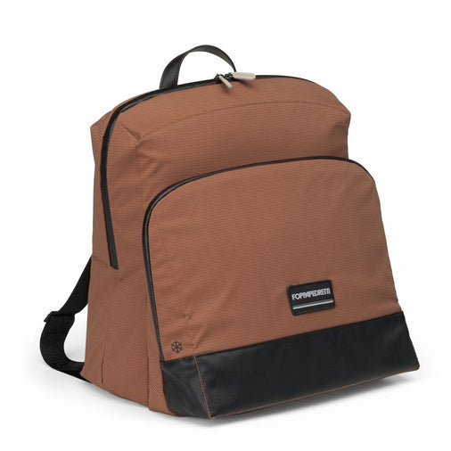 Foppapedretti Pretty Mama Diaper Bag – Spacious & Stylish Baby Changing Bag With Multiple Pockets, Brown