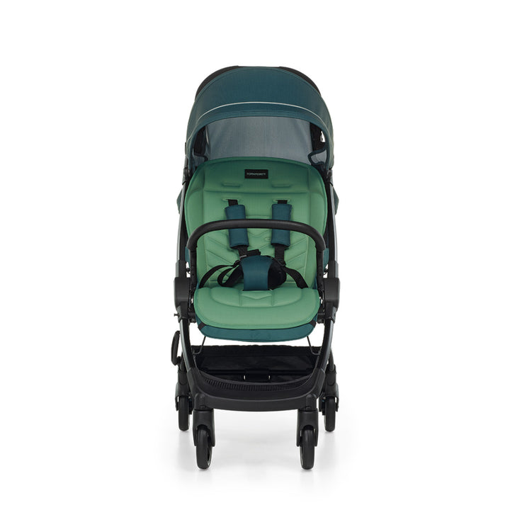 Foppapedretti Ciao Stroller – Stylish, Lightweight, and Compact Baby Stroller, Green.