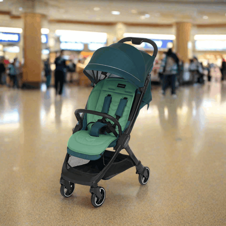 Foppapedretti Ciao Stroller – Stylish, Lightweight, and Compact Baby Stroller, Green.