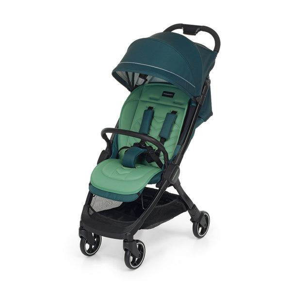 Foppapedretti Ciao Stroller – Stylish, Lightweight, and Compact Baby Stroller, Green.