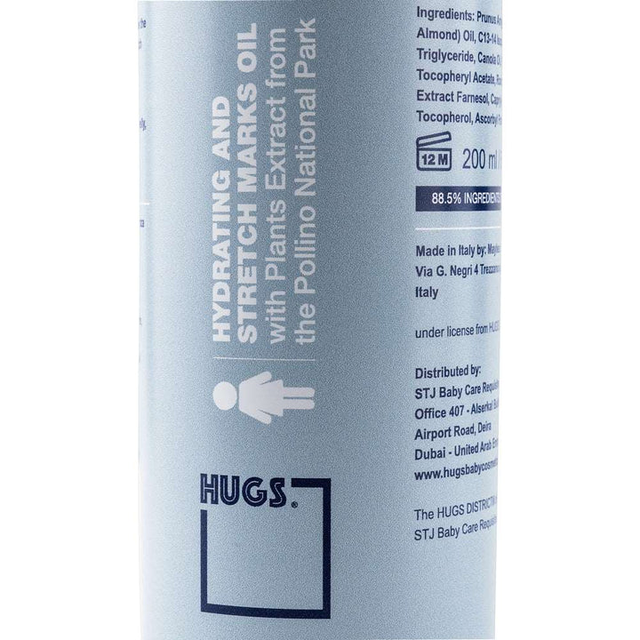 HUGS Hydrating Moisturizer & Stretch Mark Repair Oil | 88.5% Natural Formula with Nourishing Organic Oil