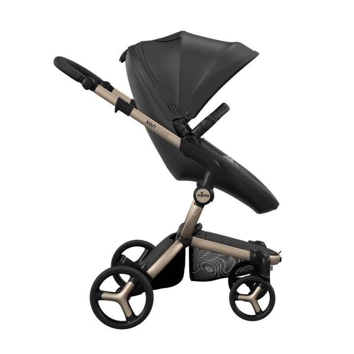 Mima Xari Max Stroller – Champagne/Black/Black.