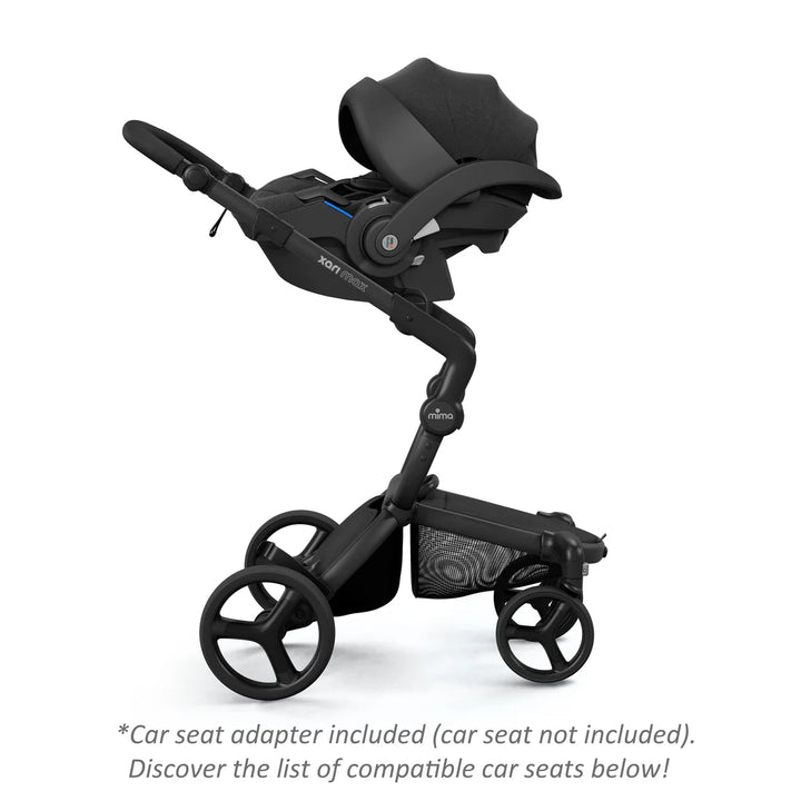 Mima Xari Max Stroller – Black/Black/Stone White.