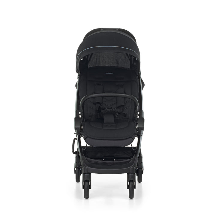 Foppapedretti Ciao Stroller – Stylish, Lightweight, and Compact Baby Stroller, Black.
