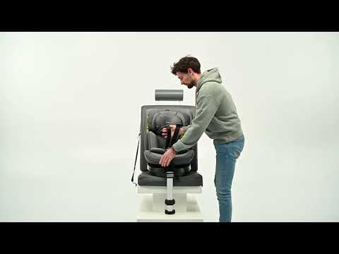 Foppapedretti iTurn i-Size Car Seat, Suitable for 0-12 Years, Booster Seat For Kids, Black.