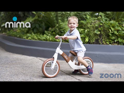 Mima Zoom Lite Balance Bike, White.
